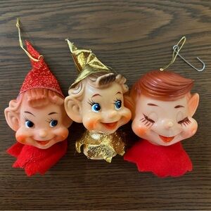 Vintage Kellogg's Snap, Crackle, Pop Ornaments
